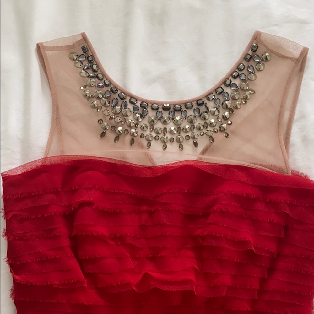 BCBG Maxazria Red Dress Size 2